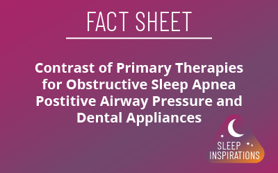 Contrast of Primary Therapies